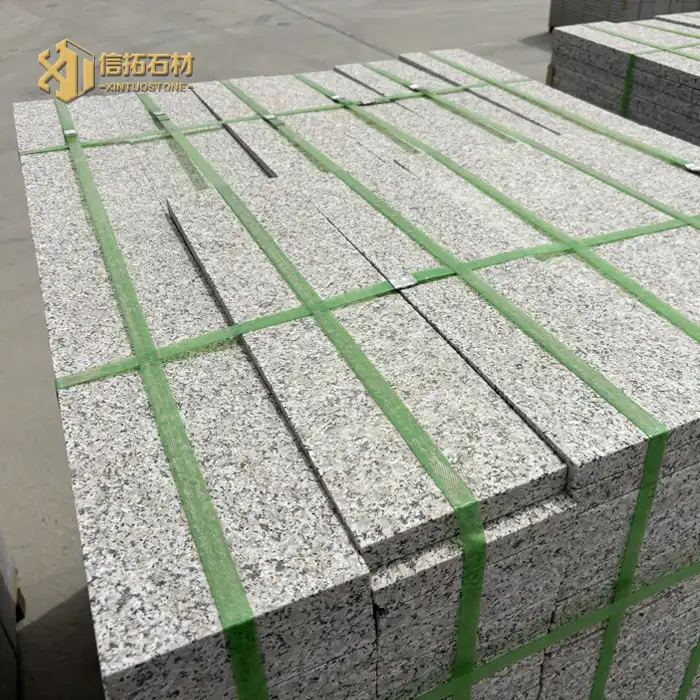 Sesame white granite flamed board
